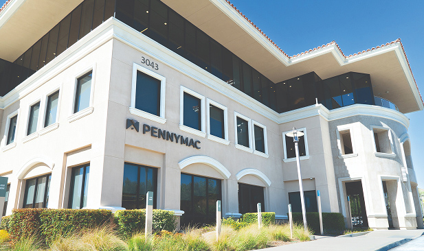 Exterior photograph of Pennymac Headquarters in Westlaek Village, California